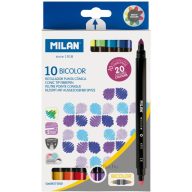 Filctoll készlet 5-10 mm kétvégű Milan 6310 10/20 szín