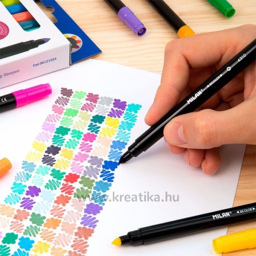 Filctoll készlet 5-10 mm kétvégű Milan 6310 24/48 szín