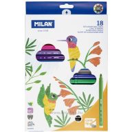 Filctoll készlet 0,75-3 mm Milan 631 18 szín