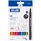 Tűfilc készlet 0,4 mm Milan "Fineliner" Sway 10 szín