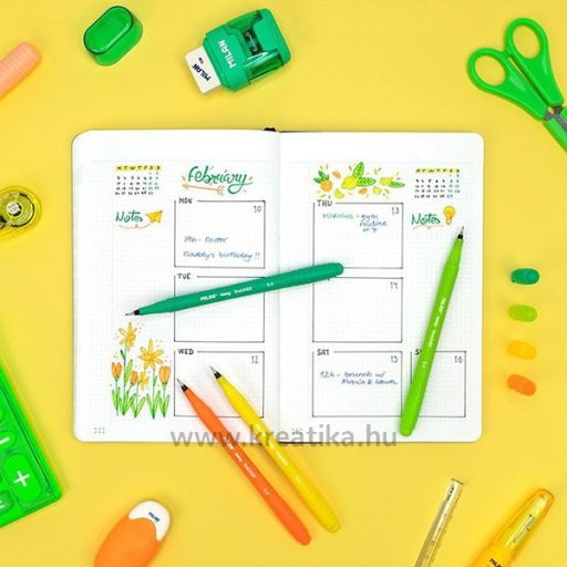 Tűfilc készlet 0,4 mm Milan "Fineliner" Sway 10 szín