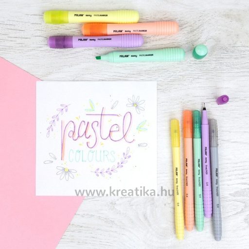 Tűfilc készlet 0,4 mm Milan "Fineliner" Sway 5 pasztell szín