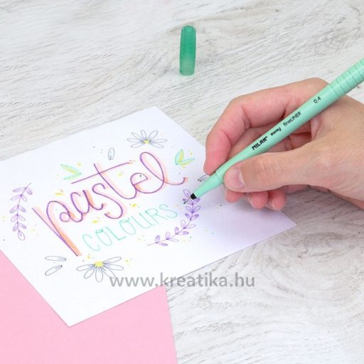 Tűfilc készlet 0,4 mm Milan "Fineliner" Sway 5 pasztell szín