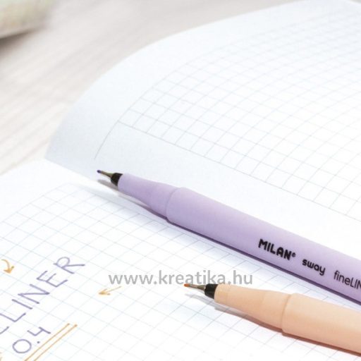 Tűfilc készlet 0,4 mm Milan "Fineliner" Sway 5 pasztell szín