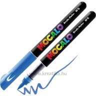 Akril marker, ecsetvégű M&G "Mocalo" 600 kék