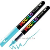   Akril marker, ecsetvégű M&G "Mocalo" 607 világoskék
