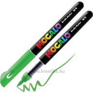 Akril marker, ecsetvégű M&G "Mocalo" 532 zöld