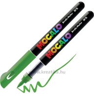   Akril marker, ecsetvégű M&G "Mocalo" 508 sötétzöld