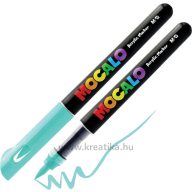 Akril marker, ecsetvégű M&G "Mocalo" 534 türkiz