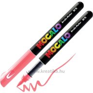 Akril marker, ecsetvégű M&G "Mocalo" 425 korall