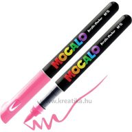   Akril marker, ecsetvégű M&G "Mocalo" 217 sötét pink