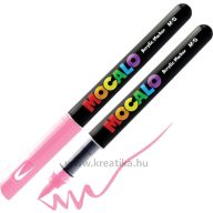 Akril marker, ecsetvégű M&G "Mocalo" 205 pink