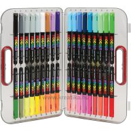   Akril marker készlet, ecsetvégű M&G "Mocalo" 36 szín