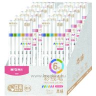   Tűfilc készlet 0,4 mm M&G "Fineliner" Pastel 6 szín