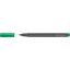 Tűfilc 0,4 mm Faber-Castell "Grip" Finepen smaragd