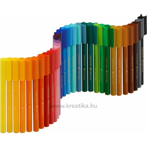 Filctoll készlet 1,5 mm Faber-Castell "Connector" Suitcase 40 szín