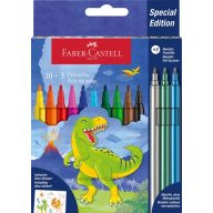   Filctoll készlet 2 mm Faber-Castell "Dinosaur" 10+3 szín
