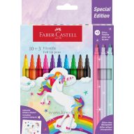   Filctoll készlet 2 mm Faber-Castell "Unicorn" 10+3 szín