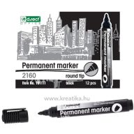 Alkoholos marker 1-3 mm gömb d.rect 2160 fekete