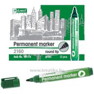 Alkoholos marker 1-3 mm gömb d.rect 2160 zöld