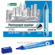 Alkoholos marker 1-5 mm vágott d.rect 2160 kék