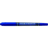   Alkoholos marker 0,8-2,8 mm kétvégű, gömb M&G "Double-Marker" kék