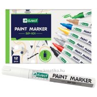 Lakkmarker 1-3 mm d.rect "SP-101" fehér