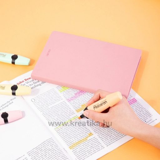 Szövegkiemelő 1-4 mm Deli "Macaron" narancs