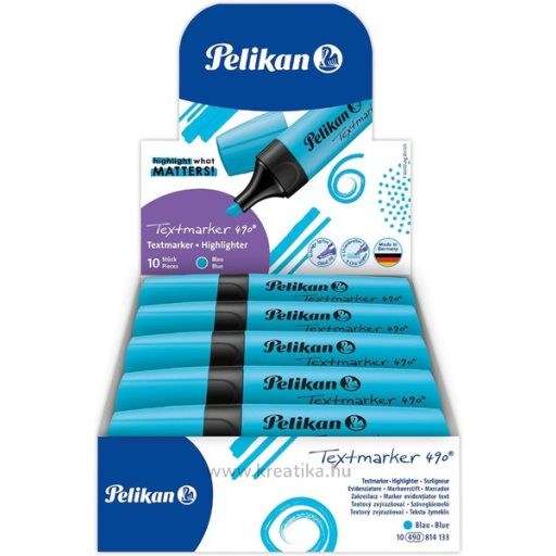 Szövegkiemelő 2-5 mm Pelikan 490 kék