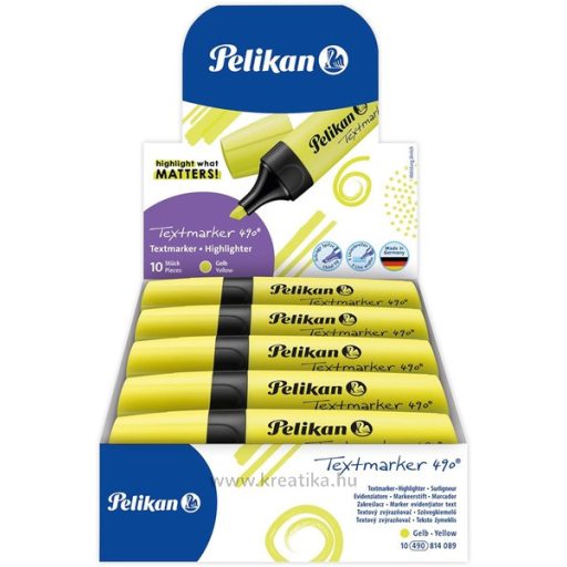 Szövegkiemelő 2-5 mm Pelikan 490 sárga