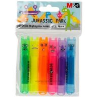   Szövegkiemelő készlet 1-4 mm, illatos M&G "Jurassic" 6 szín
