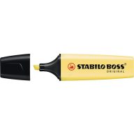   Szövegkiemelő 2-5 mm STABILO "Boss" pasztell sárga