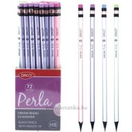 Grafitceruza HB radíros Daco "Pearl