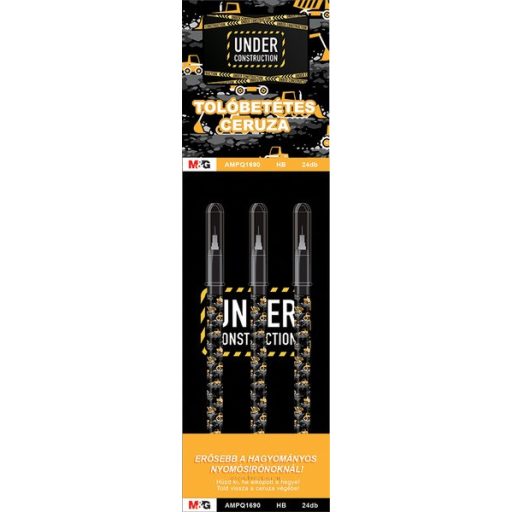 Tolóbetétes ceruza HB M&G "Under Construction