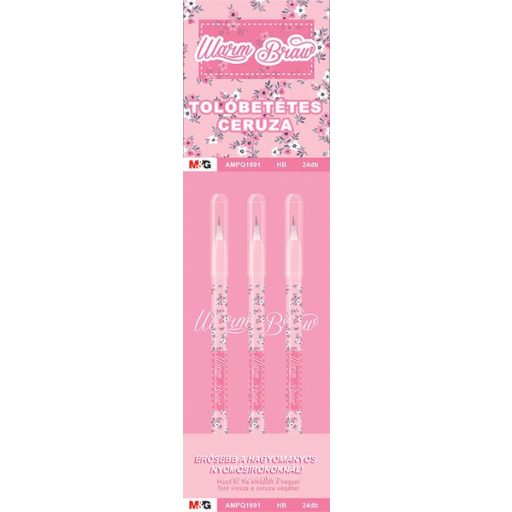 Tolóbetétes ceruza HB M&G "Warm Braw