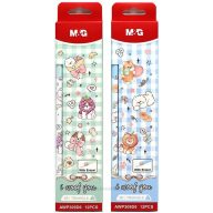   Grafitceruza 2B háromszög test, radíros M&G "I Woof You