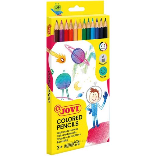 Színesceruza készlet Jovi 12 szín