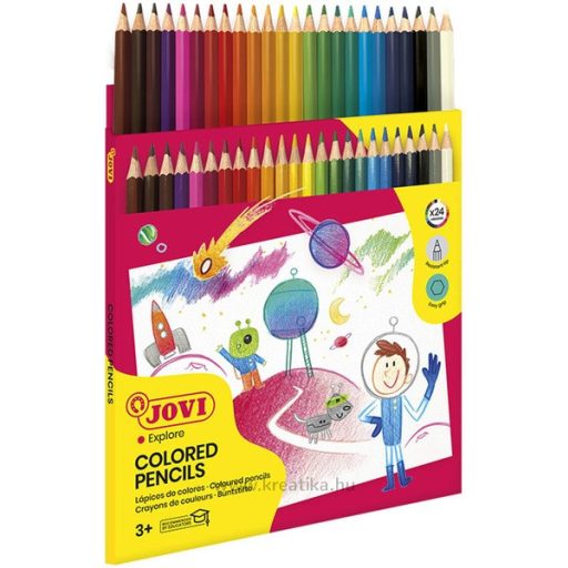 Színesceruza készlet Jovi 24 szín