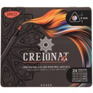   Színesceruza készlet fém dobozos Daco "Creion Art" 24/36 szín