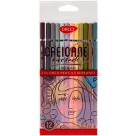   Színesceruza készlet Daco "Morandi" 12 pasztell szín