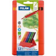 Színesceruza készlet műanyag dobozos Milan 231 12 szín