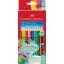 Színesceruza készlet háromszög test Faber-Castell "Colour Grip" 12 szín