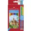 Színesceruza készlet Faber-Castell "Classic" 12+3/6 szín