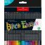 Színesceruza készlet fekete fa, háromszög test Faber-Castell "Black Edition" 24 szín
