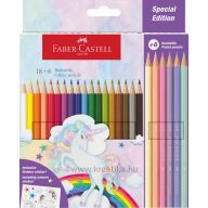   Színesceruza készlet Faber-Castell "Classic" Unicorn 18+6 szín