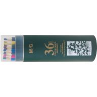   Színesceruza készlet műanyag hengeres M&G "Green" 36 szín