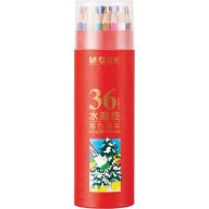   Színesceruza készlet akvarell, ajándék ecset M&G 36 szín