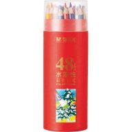   Színesceruza készlet akvarell, ajándék ecset M&G 48 szín