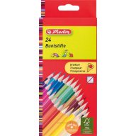 Színesceruza készlet háromszög test Herlitz 24 szín