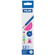 Színesceruza háromszög test Milan rózsaszín